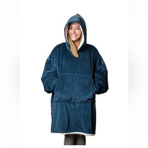 The Comfy-Original wearable blanket-blue
